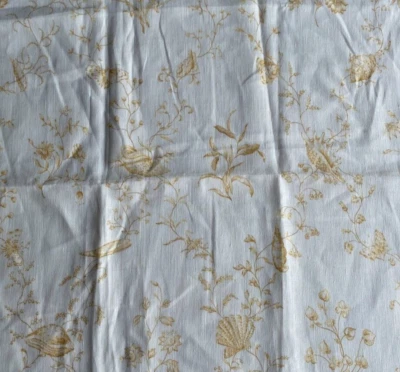 Brunschwig & Fils Biscay Linen Print Sundown Fabric Remnant 24"x24" - Image 1 of 4