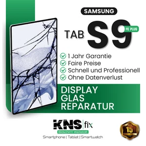 Samsung Tab S9 FE Plus Wyświetlacz Przednie szkło Naprawa Szkło Wymiana✅ 24 godziny! - Zdjęcie 1 z 6