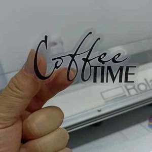 Custom Clear Sticker, Die Cut Labels, Personalized Waterproof Sticker - Picture 1 of 8