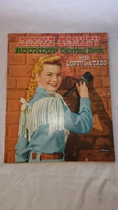 ANNIE OAKLEY ROUNDUP COLORING BOOK WITH LOFTY AND TAGG - WHITMAN - 1955 - Picture 1 of 6