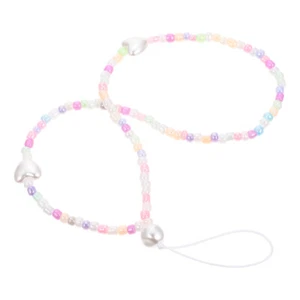 Perlen Telefonkette Fräulein Perlenbesetztes Handy-Schlüsselband Lanyard Mit - Zdjęcie 1 z 12