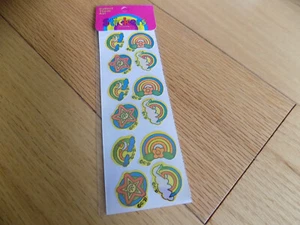 Regenbogen Blume Stern Aufkleber Blatt Aufkleber Stuck on You - Bild 1 von 6