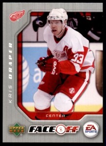 2007-08 Upper Deck Victory EA Sports Face-Off Kris Draper Detroit Red Wings #FO4