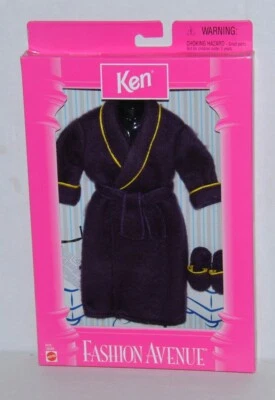 Caja lencería bata morada Fashion Avenue Ken no como nueva 1998 Foto 1 de 4