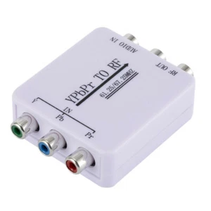 YPbPr analog color difference + audio to RF radio frequency converter adapter - Bild 1 von 5