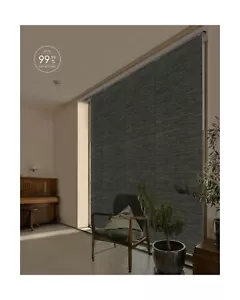 GoDear Design 99.99% Blackout Adjustable Sliding Vertical Blinds for Windows,... - Picture 1 of 7