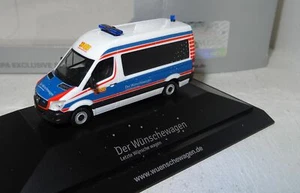 Herpa Mercedes-Benz Sprinter ASB WÜNSCHEWAGEN RTW Rettungswagen 1:87 PC+OVP - Bild 1 von 5