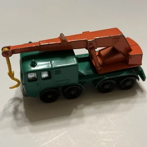 Matchbox Lesney No 30 8 Wheel Crane England Green Cab Orange Crane UK Vintage - Bild 1 von 14