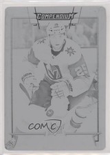 2017-18 Upper Deck Compendium Printing Plate Black 1/1 Stefan Matteau #811 01mu