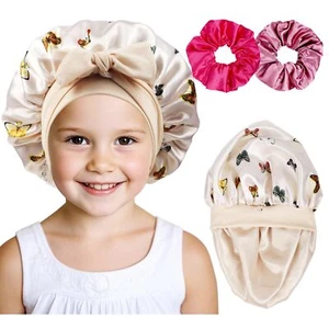 Kids Bonnets for Girls Silk Bonnet for KidsToddler Bonnet for Sleeping - Picture 1 of 7