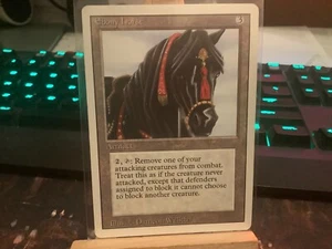 MTG - Magic the Gathering Cards - Ebony Horse - Revised Edition - Picture 1 of 1
