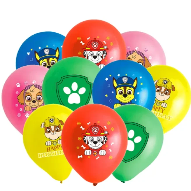 Balões de festa de aniversário meninos meninas Patrulha Pata - Imagem 1 de 1