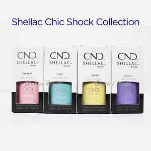 CND Schellack Chic Shock Collection UV Gel Nagellack Farbe 7,3 ml 0,25oz @Wählen Sie JEDE - Bild 1 von 18