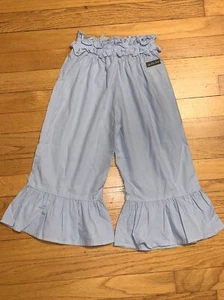 Matilda Jane Serendipity Blue Ruffle Capri Pants Size 4 - Picture 1 of 9