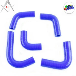Water Pump Silicone Coolant Radiator Hoses For SUBARU WRX STI Forester XT Blue - Foto 1 di 8