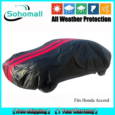 Cubierta de coche para Honda Accord 6 capas impermeable protección para todo tipo de clima puerta con cremallera Foto 1 de 4