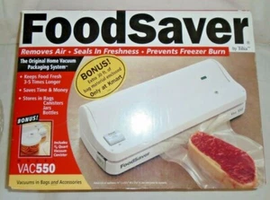 Vintage Rare Tilia Food Saver Vacuum Sealer Machine W/ Extra Bags Canister HTF - Picture 1 of 11
