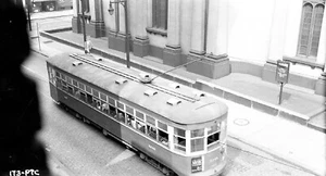 25C286 NEG 1948 PHILADELPHIA TRANSPORTATION CO RAILWAY CAR #8246 CUTHBERT & 18th - Picture 1 of 1