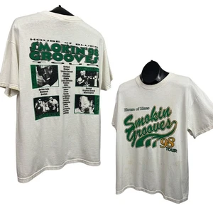 1998 RARE OG Smokin Grooves Tour Rap Concert T Shirt / Men’s Large • - Picture 1 of 4