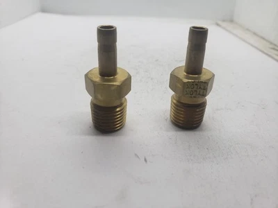 TUBO ADAPTADOR LATÓN TYLOK B-4-DATPM-4 1/4" TUBO OD 1/4 MNPT, LOTE DE 2, NNB Foto 1 de 3