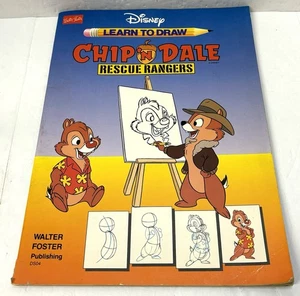 Vintage 1991 Disney Zeichnen lernen Buch Chip 'n Dale Rescue Rangers Walter Foster - Bild 1 von 9