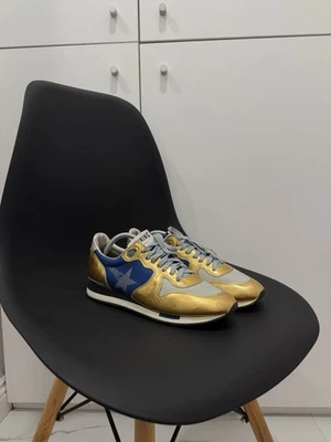 Golden Goose Unisex Zapatillas bajas de caña baja Cuero/Lona Zapatos Talla 40 Foto 1 de 4