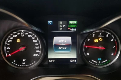 Grupo de medidores de velocímetro clase OE 2018-2019 clase GLC 62 k millas Mercedes-Benz Foto 1 de 4