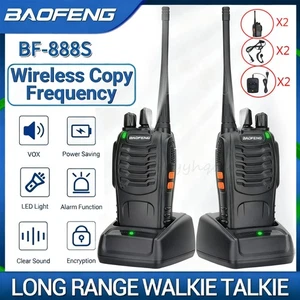 2x Baofeng BF-888S Walkie Talkie Handfunkgerät Sprechfunkgeräte 16Kanäle PMR446 - Bild 1 von 12