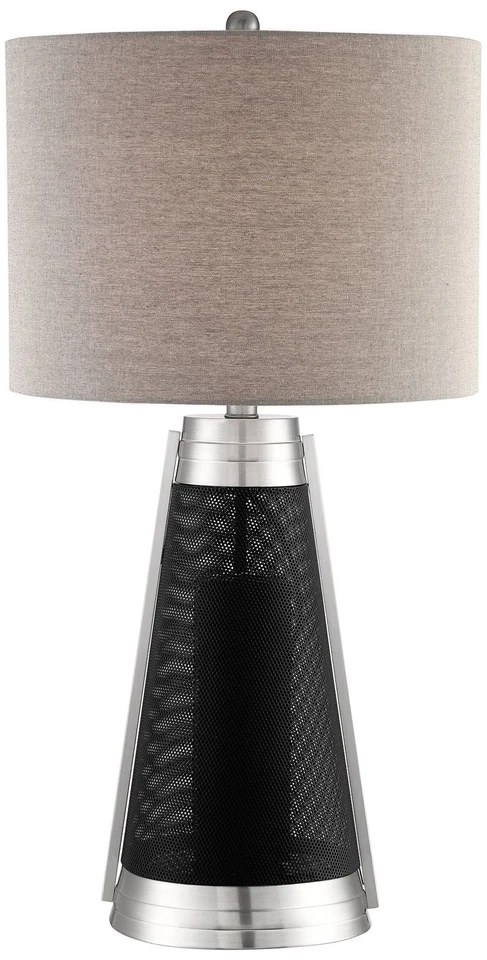 Lite Source Olson 28 1/4" Black Metal LED Table Lamp with USB Port - Image 1 of 1