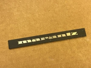 Vintage Marantz Logo Nameplate Badge for Speaker 4.5" long - Picture 1 of 4