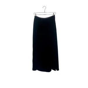 Maxi falda vintage de terciopelo Ralph Lauren negra talla pequeña para mujer 4 - Imagen 1 de 12