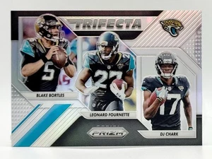 2018 Prizm Trifecta Silver Blake Bortles Leonard Fournette DJ Chark Jaguars - Picture 1 of 2