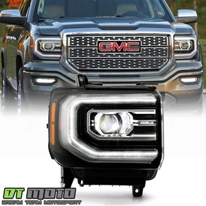 For 2016-2018 GMC Sierra 1500 Full LED Projector Headlight Headlamp - Passenger - Picture 1 of 10