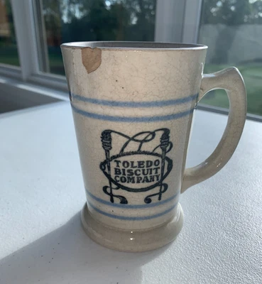 Taza Publicitaria Toledo Biscuit Company Ohio - Antes de 1926 Foto 1 de 4