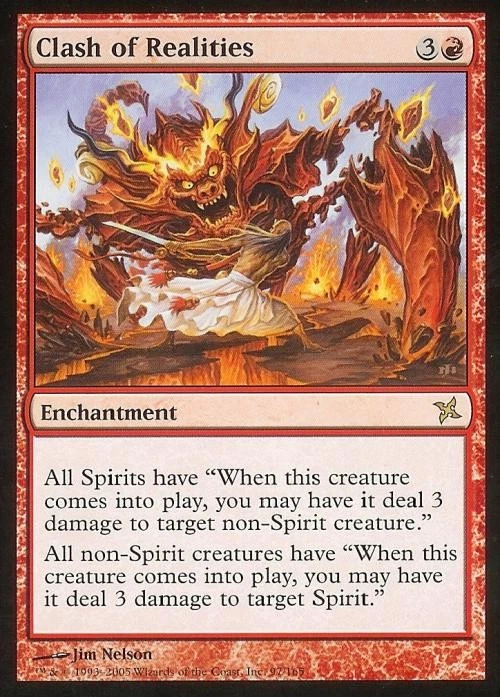 Clash of Realities - Medium Play MTG Betrayers of Kamigawa - Image 1 of 1