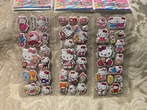 Retro Vintage Look Hello Kitty 3D Bubble Puffy Stickers 3 sets (#3) - Picture 1 of 3