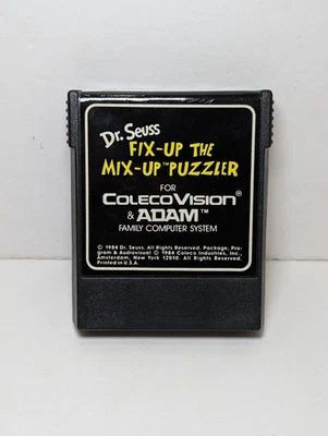 Dr. Seuss: Fix-Up the Mix-Up Puzzler (ColecoVision & Adam, 1984) Tested Works - Image 1 of 2