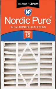 Air Bear 16x25x5 (4 7/8) Air Filter Replacement MERV 15 Plus Carbon 1 Pack - Picture 1 of 7