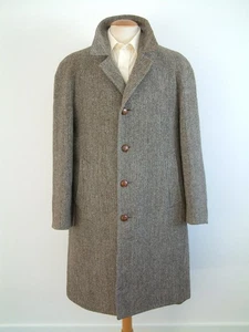 HARRIS TWEED COAT..42"..MADE IN ENGLAND..RAGLAN..BALMACAAN..PRIVATE VC..DRAKES - Picture 1 of 17