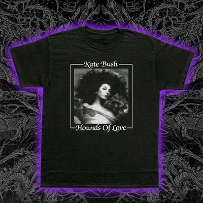 Camiseta Kate Bush Sabuesos del Amor Arte Pop Progresiva Nueva Ola Música Camiseta S-5XL Foto 1 de 4