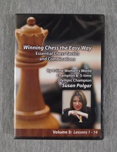 Winning Chess the Easy Way DVD 3 Tactics and Combinations Susan Polgar NEW - Imagen 1 de 4