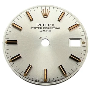 Genuine Rolex Oyster Perpetual Date 26mm Dial Silver & Gold 6917 - Picture 1 of 4