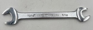 MARTIN TOOLS 1027C 19/16" x 11/16" Llave de extremo abierto Hecha en EE. UU. - Imagen 1 de 8