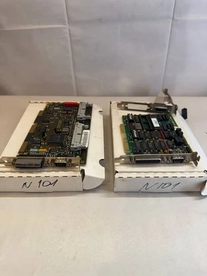 Vintage HP D2384-60031 + DFI E5Y6L9D10500 ISA I/O Cards – Serial/Parallel – As-I - Image 1 of 4