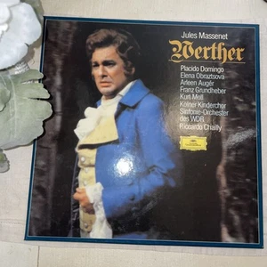 Massenet Werther PLACIDO DOMINGO ELENA OBRAZTSOVA RICCARDO CHAILLY DGG 3LP BOX - Picture 1 of 4