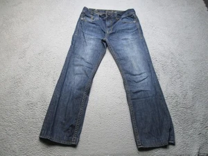 Affliction Jeans Mens 34 Cooper Relaxed Boot Embroidered Pocket Flaps Y2K - Picture 1 of 15