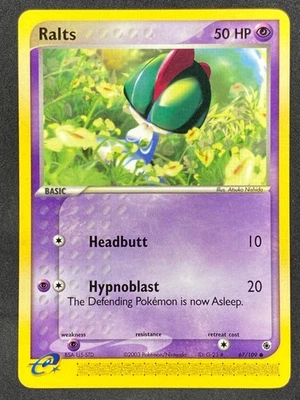 Pokémon Ralts 67/109 RS EX Ruby & Sapphire LP/NM - Image 1 of 2