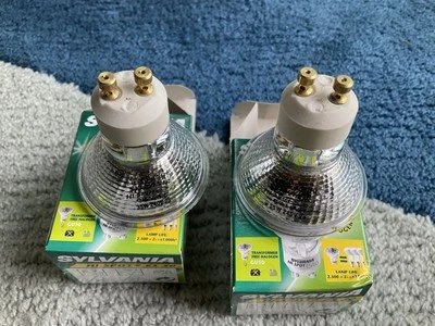 SYLVANIA LONG LIFE 35W GU10 Hi-SPOT 240V X 2 - Image 1 of 3