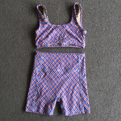 Ceacea Mujer Conjunto Ropa Activa Top Talla M + Pantalones Cortos Bicicleta Talla L 090446 Foto 1 de 4