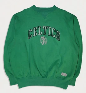 MEN GREEN LOGO 7 BOSTON CELTICS CREW NECK SWEATSHIRT - SIZE XL - Picture 1 of 8